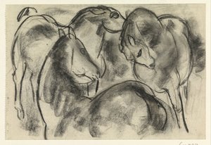Tre hester av Leo Gestel