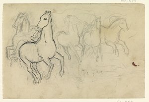 Galopperende hester av Leo Gestel