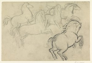 Galopperende hester av Leo Gestel