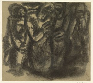 Gruppe med folk av Leo Gestel