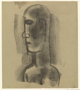 mannlig hode av Leo Gestel