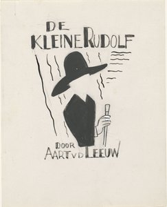 Design for en bokbinding for: Aart van der Leeuw, De kleine Rudolf, 1930 av Leo Gestel