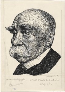 Portrett av George-Eugene-Benjamin Clemenceau av Leo Gestel