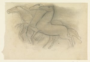 Løpende hester av Leo Gestel