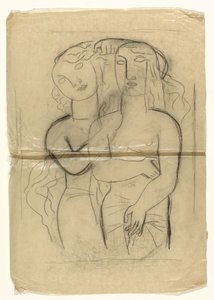 To stående kvinner av Leo Gestel