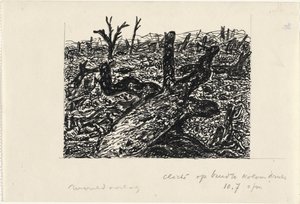 Verdenskrig (tittel på objekt) av Leo Gestel