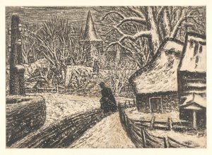 Vinter i Blaricum av Leo Gestel