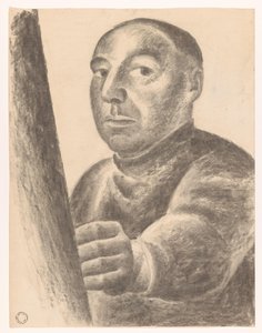 Selvportrett av Leo Gestel