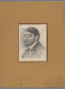 Selvportrett av Leo Gestel av Leo Gestel