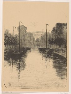 Singel te Utrecht (original tittel på objekt) av Leo Klein von Diepold
