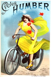 Humbert sykler. Plakat av Choubrac