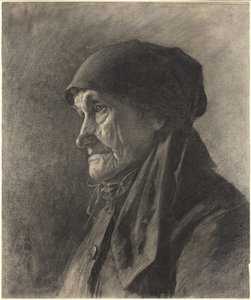 En eldre bondekvinne av Leon Augustin Lhermitte