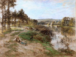 På bredden av Marne, 1904 av Leon Augustin Lhermitte