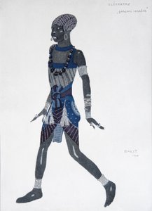 Kostymedesign for balletten Cléopatre, 1909 av Leon Bakst