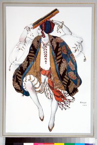 ""Jewish Dancer"" Kostyme designet av Leon Bakst (1866-1924) for balletten ""Cleopatre"" av Ballets Russes av Leon Bakst
