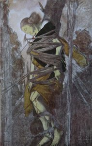 Ida Rubinstein i stykket The Martyrdom of St. Sebastian av Gabriele D