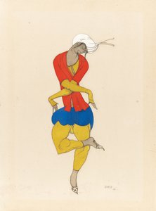 Maria Kuznetsova, kostymedesign for "L"Adoration", 1922 av Leon Bakst