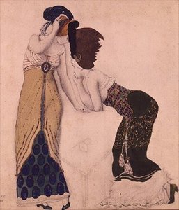 Moderne kjole fra `` Fantasie Sur le Costume Moderne 