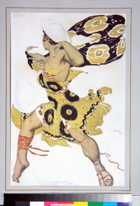 Phobos. Kostyme for balletten "Narcissus" av Leon Bakst