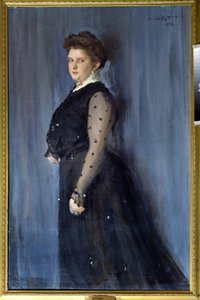 Portrait of SPWallison (Portrait of SPWallison) (olje på lerret) av Leon Bakst