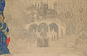 Scenedesign for balletten The Firebird L