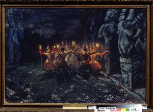 Den siamesiske hellige dansen av Leon Bakst