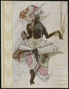 Tittelside til suvenirprogram for Ballets Russes av Leon Bakst