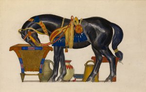 Vannende hest av Leon Bakst