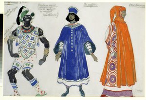 kostyme til balletten "Le martyre de Saint Sebastien" av Gabriele D