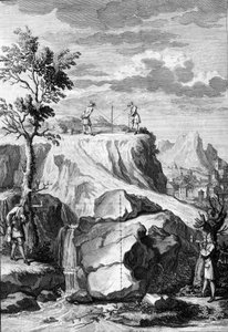 Godbiter om arkitektur: tavle hentet fra "" De Architectura Libri decem"" av Leon Battista Alberti (1404-1472), arkitekt, matematiker, italiensk poet fra renessansen, London