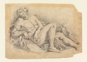 Bacchus sover (etter Poussin)