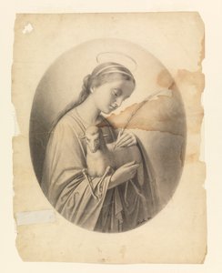 Sankt Agnes av Leon Dabo
