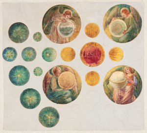 Studie for Rose Window for St. John the Baptist Church, Brooklyn, NY