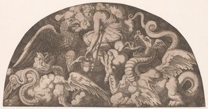 Jupiters ørn bringer Psyche vann fra Styx