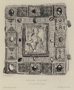 Bysantinsk bokbinding (gravering) av Leon Gaucherel