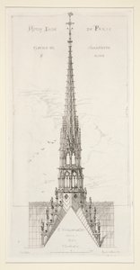 Notre Dame de Paris: Pil i ramme og bly av Leon Gaucherel