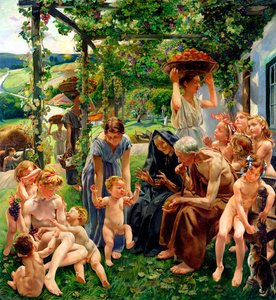 The Evening, høyre panel fra triptyken 