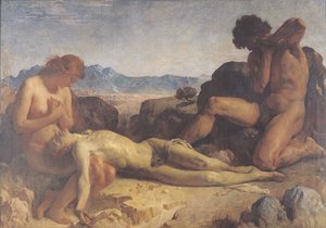 Adam og Eva finner Abels kropp av Leon Joseph Florentin Bonnat