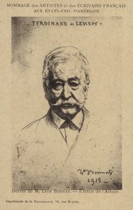 Ferdinand de Lesseps (1805-1894), fransk gründer og kanalbygger av Leon Joseph Florentin Bonnat