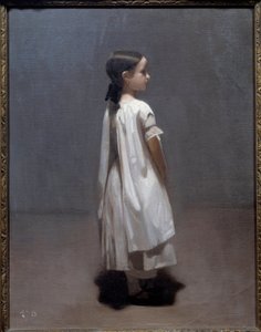 Kunstnerens lillesøster rundt 7 eller 8 år Maleri av Leon Joseph Bonnat (1833-1922) 1850 Søn. 0,35x0,27 m Bayonne, Musee Bonnat av Leon Joseph Florentin Bonnat