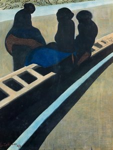 Fiskerkoner på kaia av Leon Spilliaert