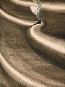 Jenter på bølgene; Jenter foran bølgen av Leon Spilliaert
