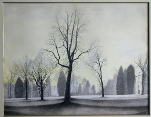 Parken, trær av Leon Spilliaert