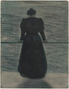 Kvinne ved havet av Leon Spilliaert
