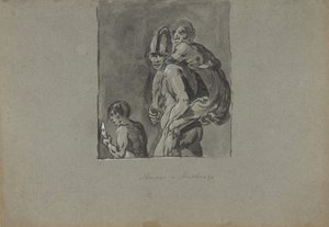 Aeneas og Anchises, 1611-74.