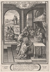 Les Festes du mois de Feburier (februar: renselsen av jomfruen) av Leonard Gaultier