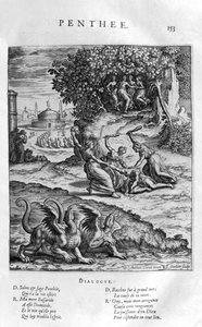 Pentheus, kongen av Theben som motarbeidet Dionysos