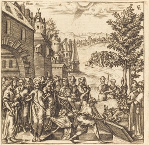 Oppreisningen av Lasarus av Leonard Gaultier