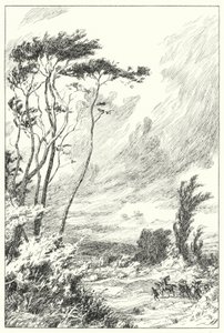 Arthur O'Bower har brutt bandet sitt (gravering) av Leonard Leslie Brooke