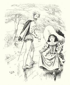 Da jeg skulle opp Pippin-hill, var Pippin-hill skitten (gravering) av Leonard Leslie Brooke